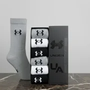 Erkek Uzun Çorap | Gri, Siyah, Beyaz 6’lı Ekonomik Paket | Konforlu & Terletmez