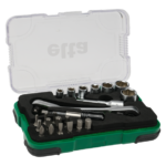 İzeltaş Elta 1/4" Altı Köşe Cırcırlı Lokma Anahtar Ve Bits Set 23 Parça