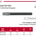 İzeltaş Tesviyeci Düz Keski 150 Mm
