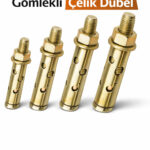 Gömlekli Çelik Dübel M12x110 50 Adet